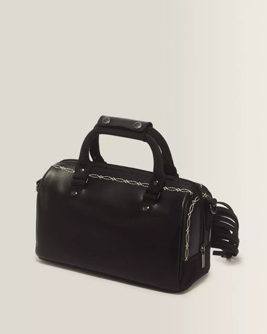 TOP HANDLE DESERT RODEO SUEDE BAG
