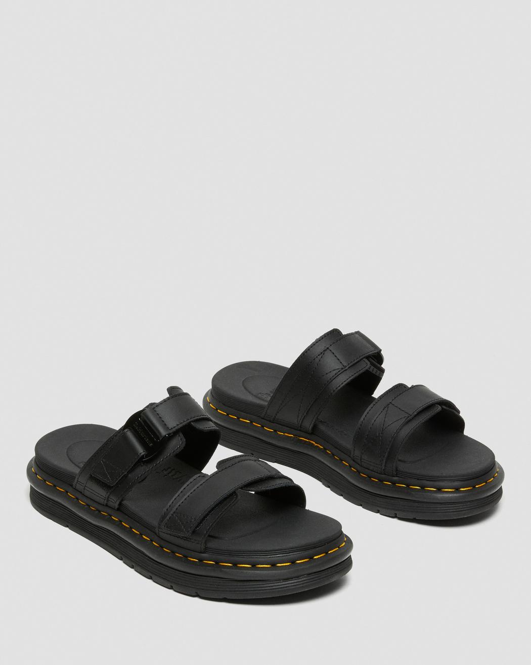 black chilton sandals
